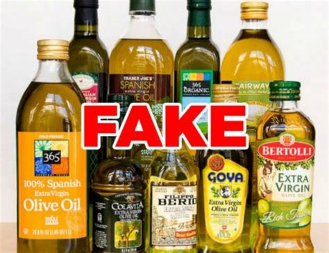 which brands of olive oil are fake